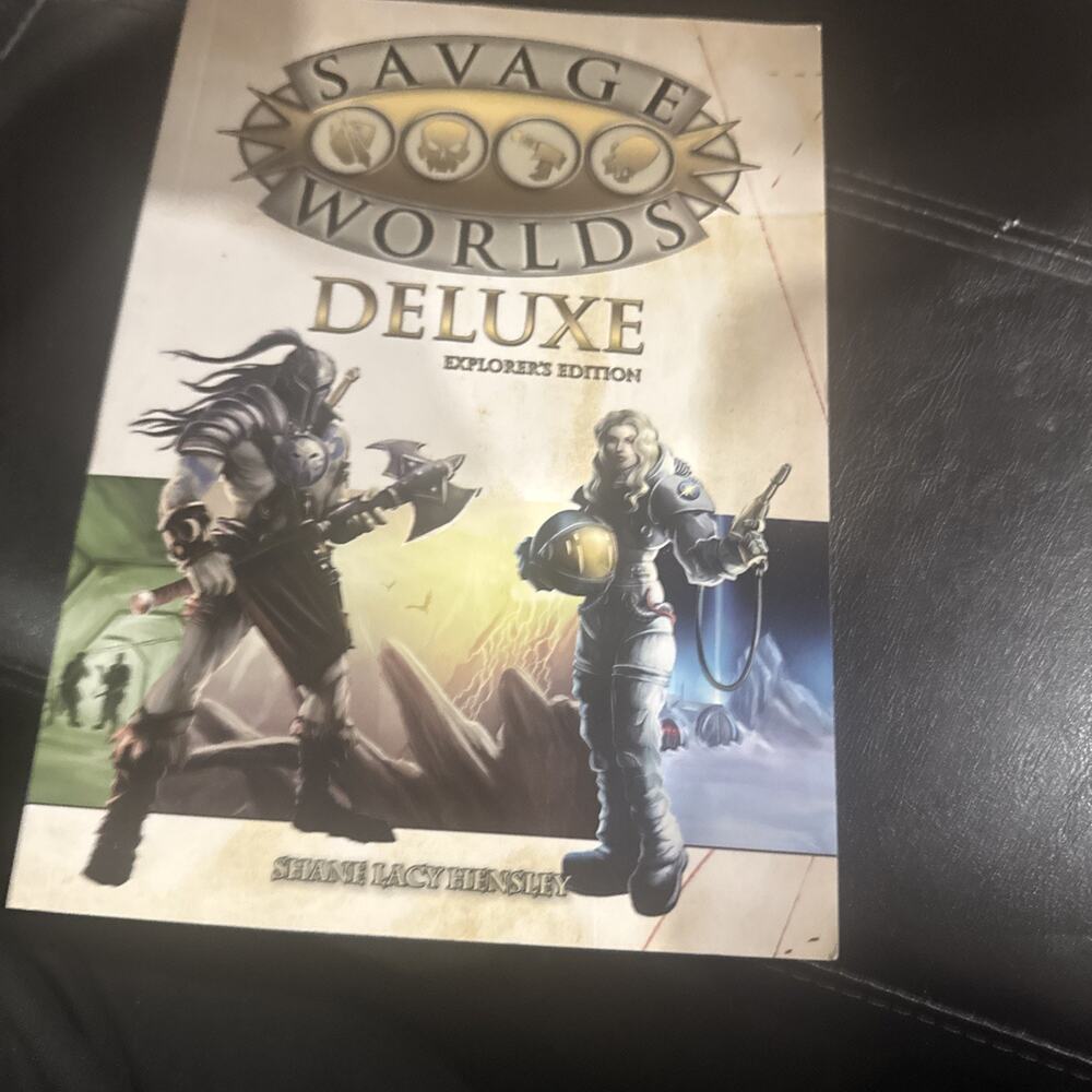 Savage Worlds Deluxe Explorer’s Edition RPG Rulebook PEG Shane Hensley